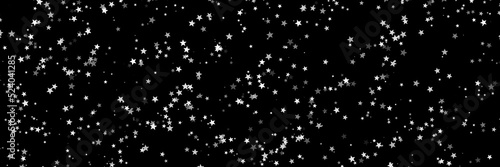 Nocne niebo gwiazdy baner