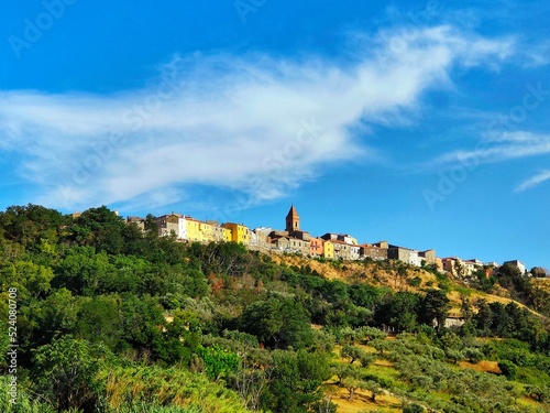 panorama of Guglionesi village of Molise