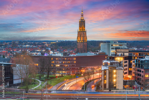 Amersfoort, Netherlands Town Skyline