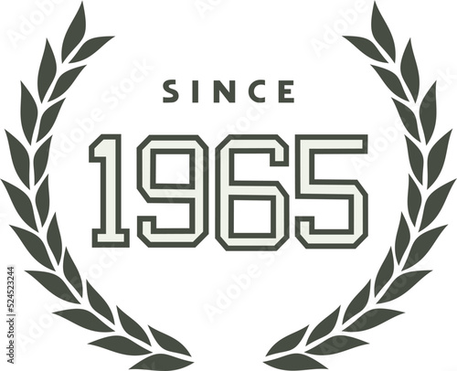 Since 1965 emblem