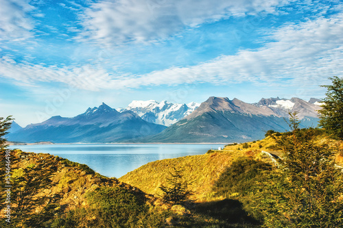 Beautiful landscape at chilean patagonia