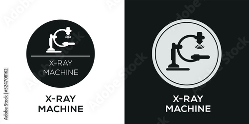 Creative (X-ray machine) Icon, Vector sign.