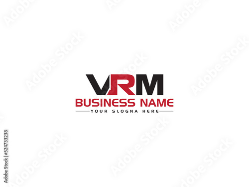 Initial VRM Logo Icon Design, Unique VR vrm Logo Letter Vector For Any Type Of Business