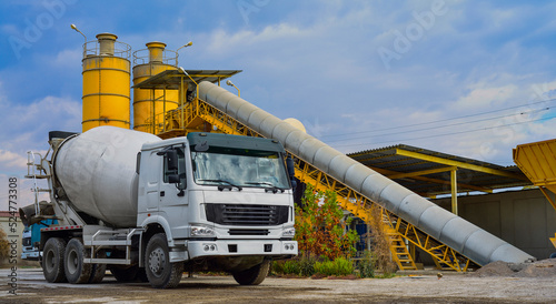 Concrete mixer truck