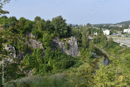 Kamieniołom na Kadzielni, Kielce, krajobraz, rezerwat