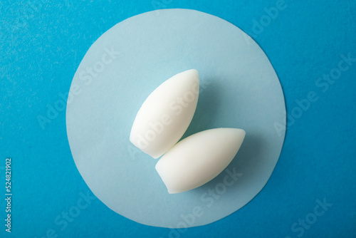 Medicinal bullet shape tablets for vaginal use. Moisturizing treatment.