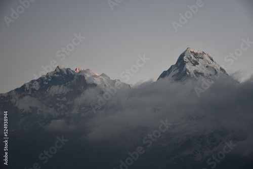 Annapurna and Annapurna South - Himalayas, Nepal