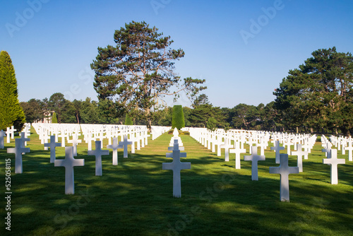 Cimitero memoriale Americano Normandia . Sbarco in Normandia