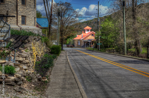 Eureka Springs and North Arkansas Railroad Depot Eureka Springs Arkansas North Arkansas Railroad built this depot in 1913, now restored and used as a tourist railroad. 