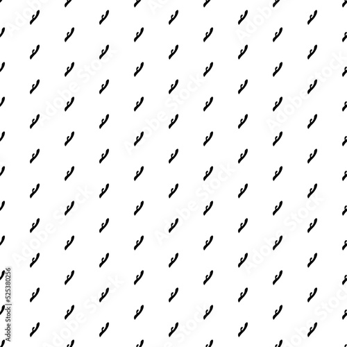 Square seamless background pattern from geometric shapes. The pattern is evenly filled with big black sex toy symbols. Vector illustration on white background