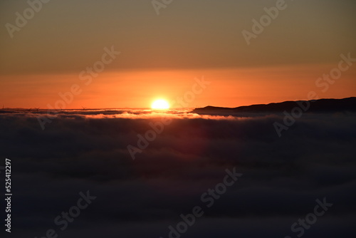 sun above the clouds