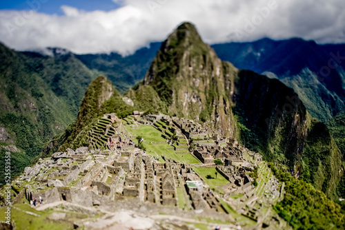 Inca ruins area at Pisac in Peru. Traveling to Soth America