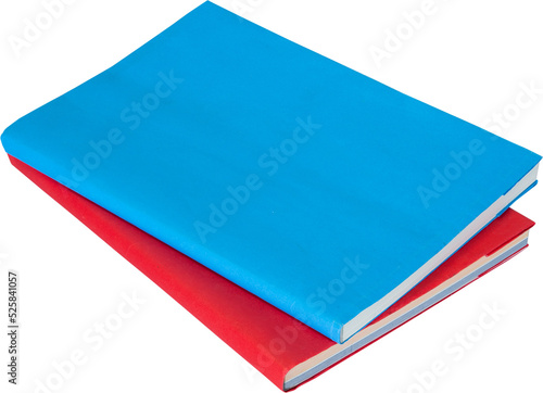 Book or textbook isolated png transparent file, notebook is object element design for decoration.