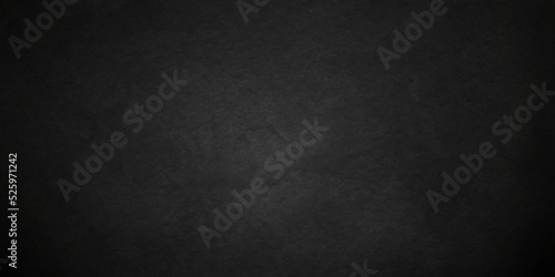 Black texture chalk board and black board background. stone concrete texture grunge backdrop background anthracite panorama. Panorama dark grey black slate background or texture.