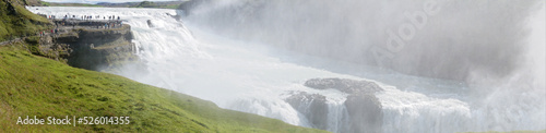 Gullfoss waterfall, Iceland - panorama