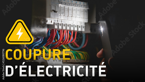 Coupure d'électricité pendant une panne