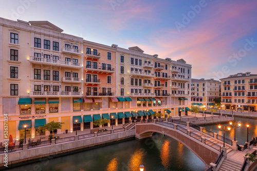 Qanat Quartier luxury apartment in Pearl, Qatar.