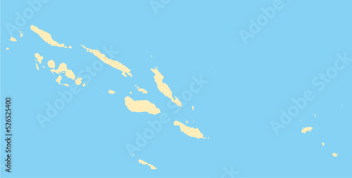 Map solomon islands vector background