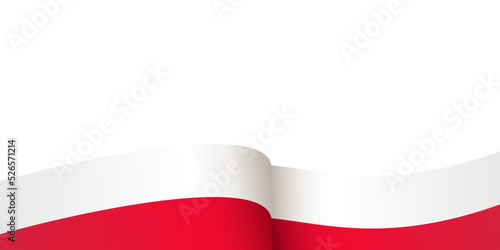 Polska flaga. Tło do projektów z symbolem Polski - flagą w bieli i czerwieni. 11 listopada - Dzień niepodległości, 3 maja - Święto Konstytucji.