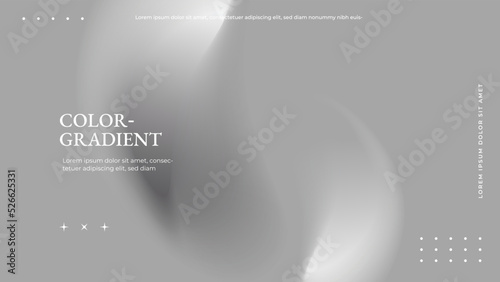 Monochrome blurred background for wallpaper. White gray abstract background. Holographic gradient color