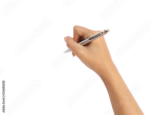 hand with pen writing