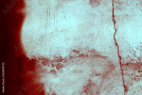 Spooky wall background. Wall are full of bloods stains and scratches.