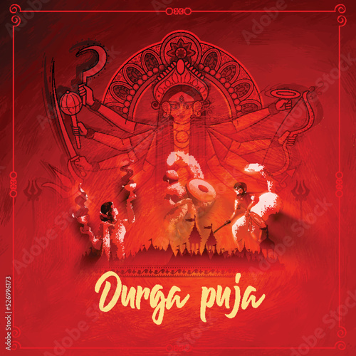 Art of Durga puja