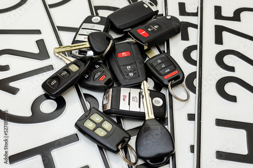 Car keys and alarm fobs