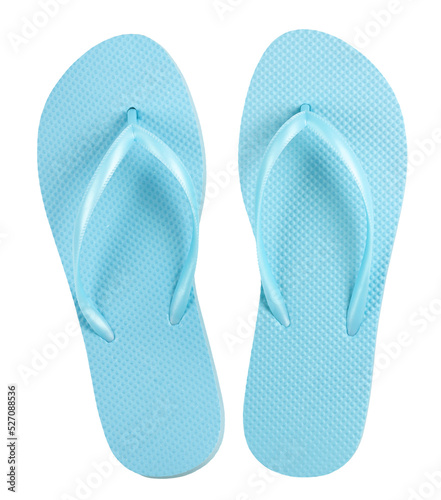 pair of flip flops isolated