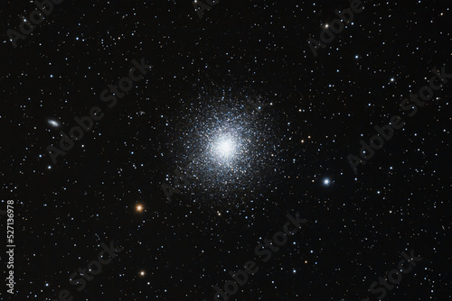 Messier 13 or M13 is a globular cluster of several hundred thousand stars in the constellation of Hercules. Telescope 132 mm DSLR Camera Exposure 300 seconds 27 shots combined into a picture