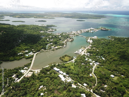 Colonia city in Yap state, Micronesia.