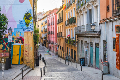 Cityscape of Lavapies (Madrid, Spain)