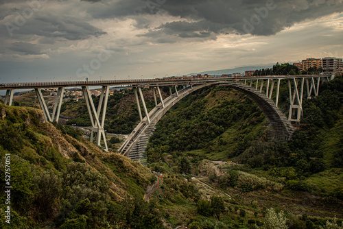 Ponte Morandi, Catanzaro, Italy, bridge over the river