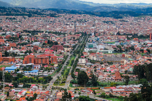 Vista de la ciudad de Cuenca en Ecuador