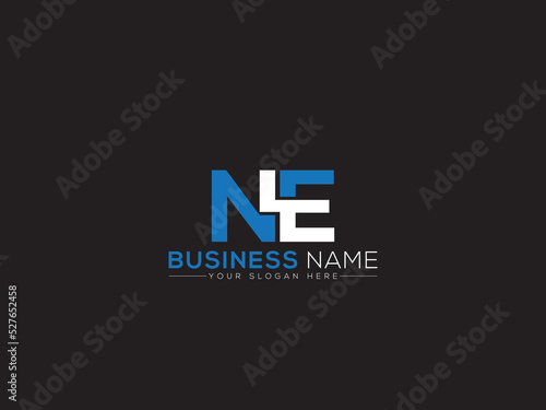 Modern NE Logo Letter Vector, Letter Ne en Logo Icon Design For Your New Business Or Brand