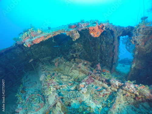 Japanese navy destroyer Fumitsuki in WW2. Here is the world's greatest wreck diving destination.Chuuk (Truk lagoon), Federated States of Micronesia (FSM).