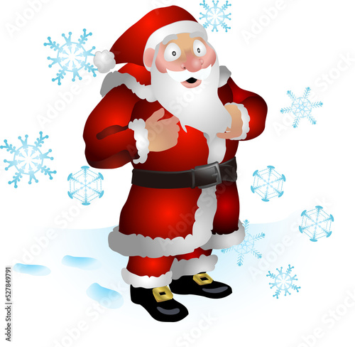 Santa clause illustration