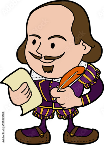 Illustration of Shakespeare