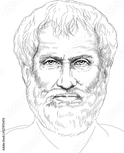 Aristotle - Greek philosopher and polymath during the Classical period in Ancient Greece