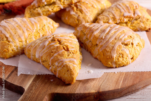 Moist pumpkin scones