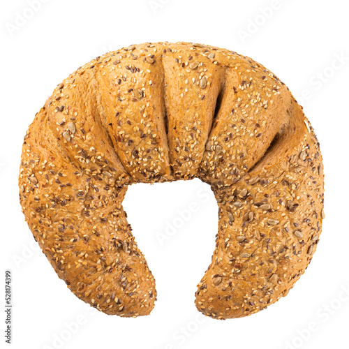 png Isolated rogal oat crescent shape yeast roll