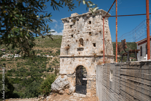 The remains of the church in Old Skala, Kefalonia, Ionian islands region of Greece.