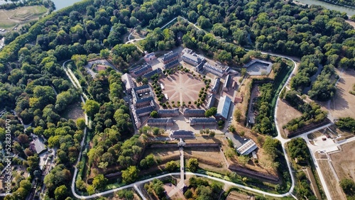 drone photo citadelle Lille France europe