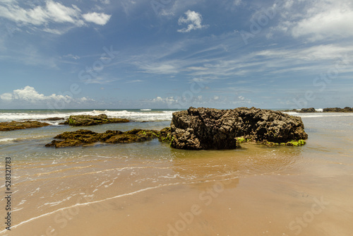 beach in the city of Itacare, State of Bahia, Brazil