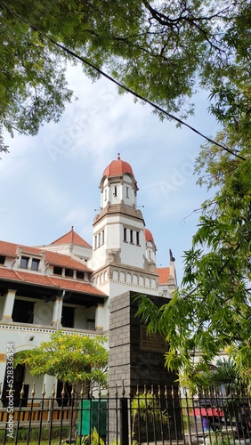 The old Dutch heritage building in Semarang known as Lawang Sewu. This building was owned by the Dutch between 1904 and 1907 in Semarang, Central Java, Indonesia
