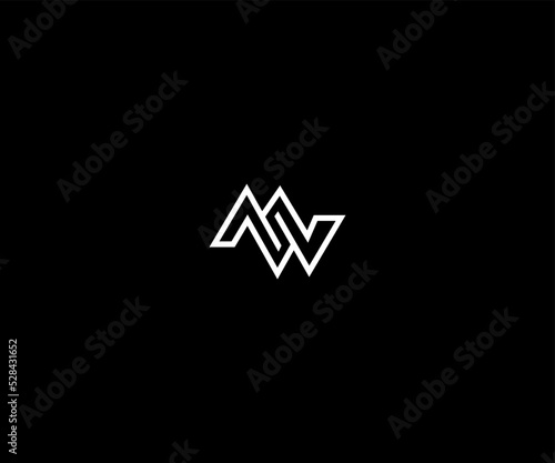 MW, WM Letter Logo Vector Template Abstract Monogram Symbol