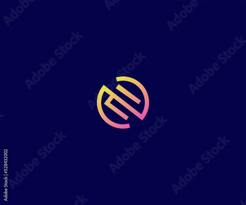 NE, EN Letter Logo Vector Template Abstract Monogram Symbol