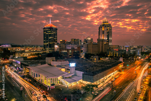 Sandton in the early evening, Johannesburg, South Africa