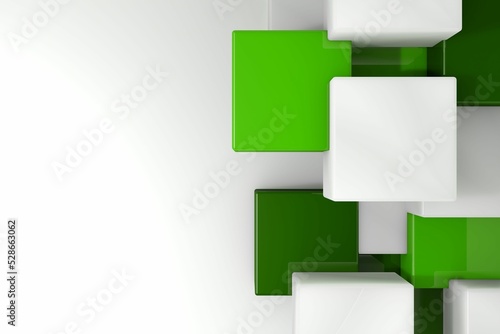 Green tile design