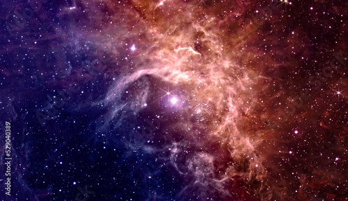 Cosmic Tarantula abstraction space background for design. Deep Space with Cosmic Clouds Stars and Planets background - panorama of dark outer space . Elements of this image furnished by NASA